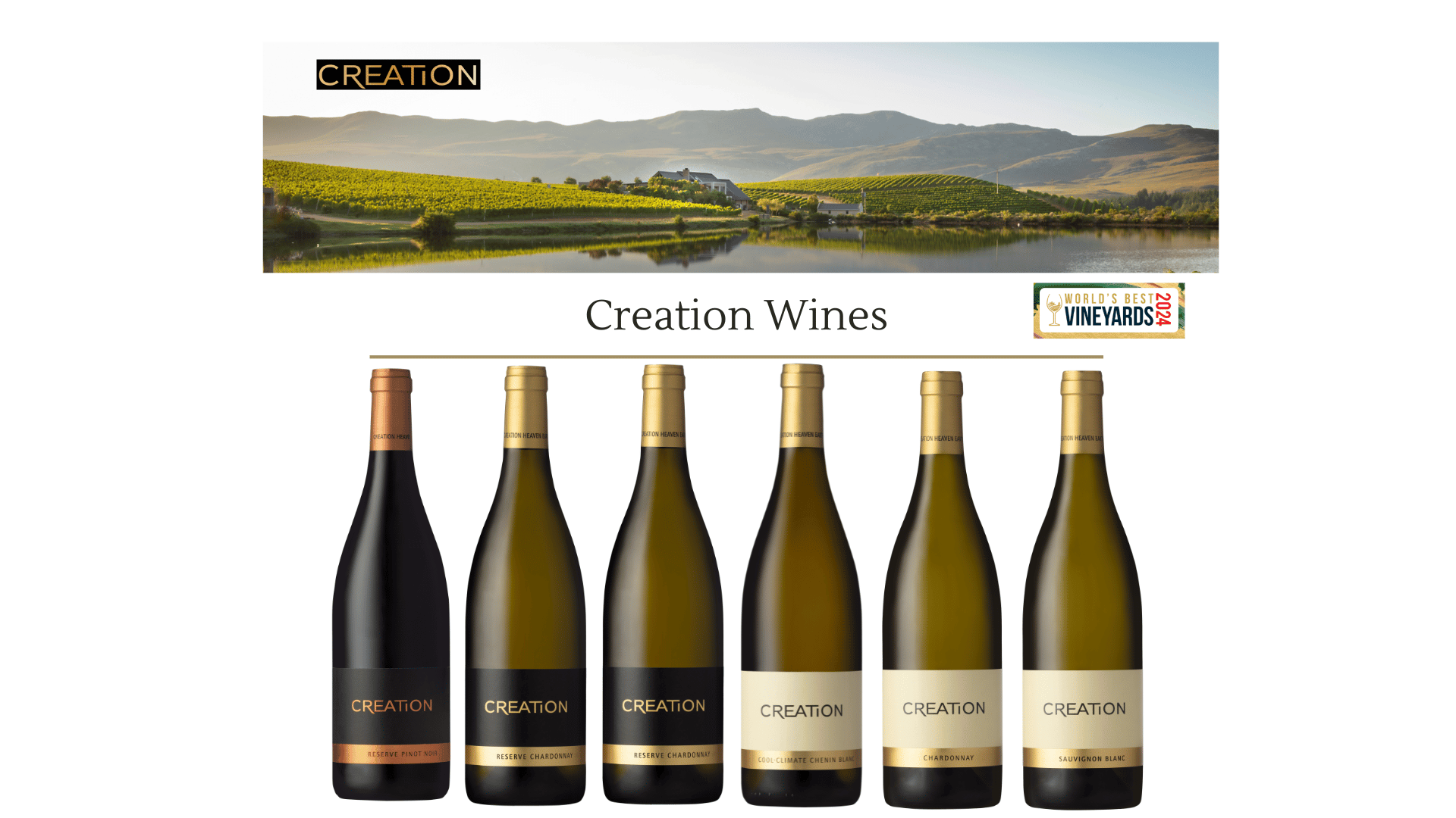 Creation Wines - Tercer mejor viñedo del mundo